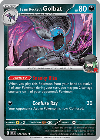 121/182 - Team Rocket's Golbat