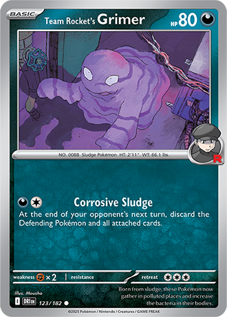 123/182 - Team Rocket's Grimer