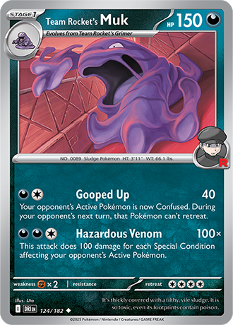 124/182 - Team Rocket's Muk