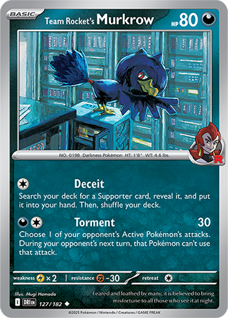 127/182 - Team Rocket's Murkrow