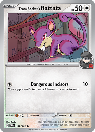 147/182 - Team Rocket's Rattata