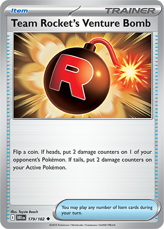 179/182 - Team Rocket's Venture Bomb