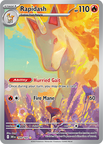 189/182 - Rapidash (Illustration Rare)