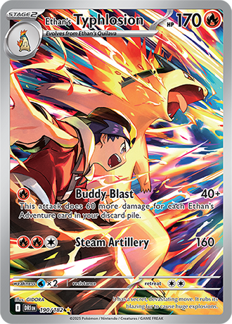 190/182 - Ethan's Typhlosion (Illustration Rare)