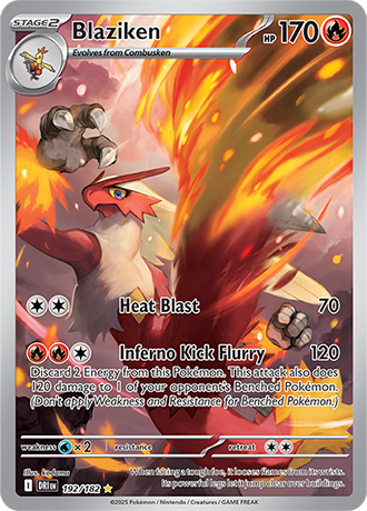 192/182 - Blaziken (Illustration Rare)