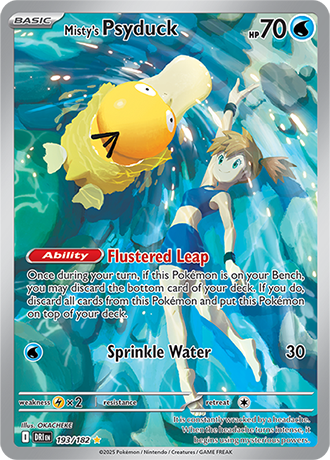 193/182 - Misty's Psyduck (Illustration Rare)