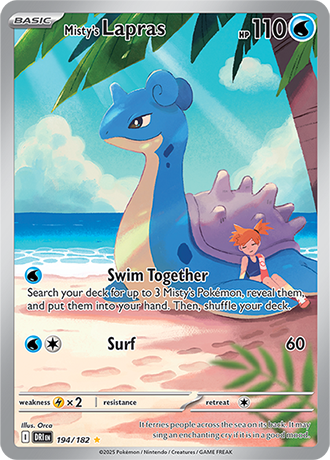 194/182 - Misty's Lapras (Illustration Rare)