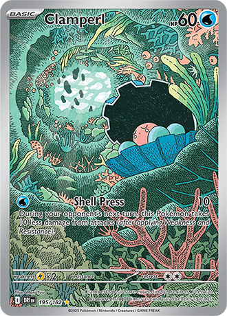 195/182 - Clamperl (Illustration Rare)