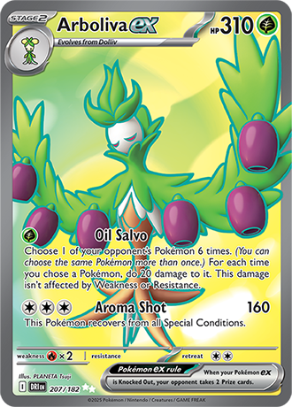 207/182 - Arboliva Ex (Ultra Rare)