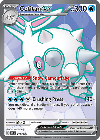 210/182 - Cetitan Ex (Ultra Rare)