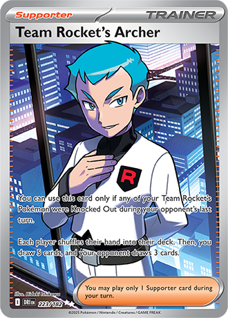 223/182 - Team Rocket's Archer (Ultra Rare)