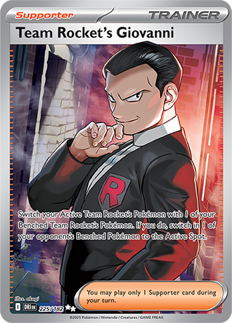 225/182 - Team Rocket's Giovanni (Ultra Rare)