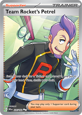 226/182 - Team Rocket's Petrel (Ultra Rare)
