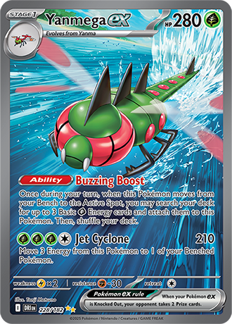 228/182 - Yanmega Ex (Special Illustration Rare)