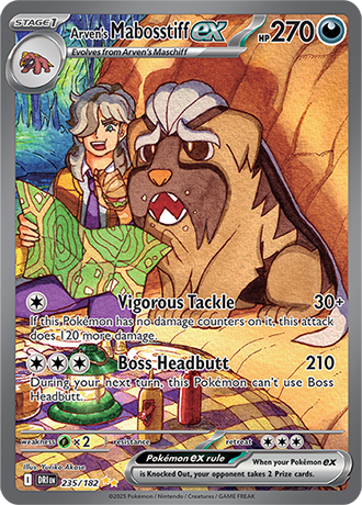 235/182 - Arven's Mabosstiff (Special Illustration Rare)