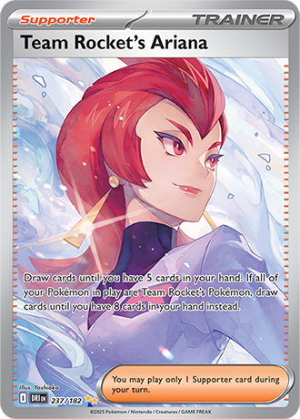 237/182 - Team Rocket's Ariana (Special Illustration Rare)