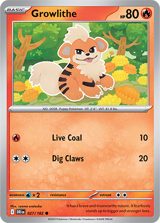 027/182 - Growlithe