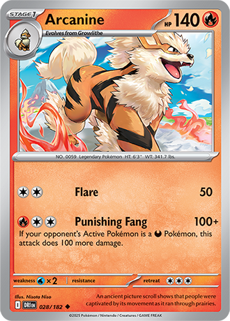 028/182 - Arcanine