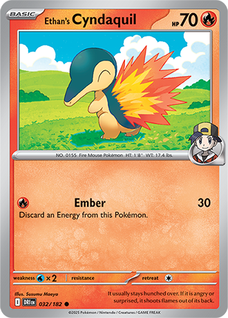 032/182 - Ethan's Cyndaquil