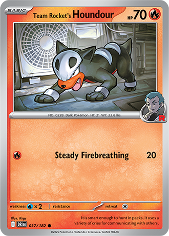 037/182 - Team Rocket's Houndour