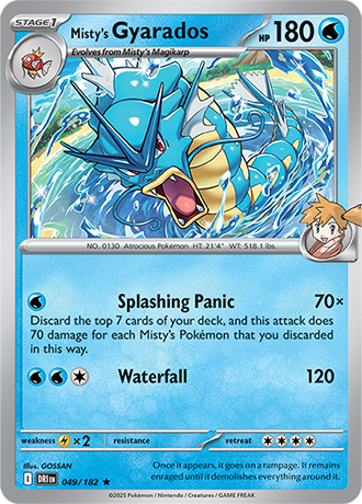 049/182 - Misty's Gyarados
