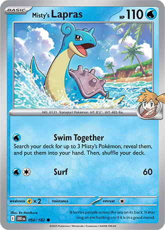 050/182 - Misty's Lapras
