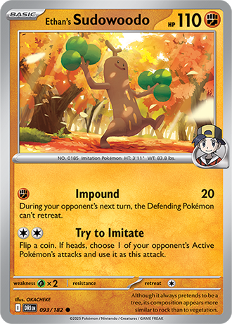 093/182 - Ethan's Sudowoodo