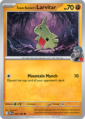 094/182 - Team Rocket's Larvitar