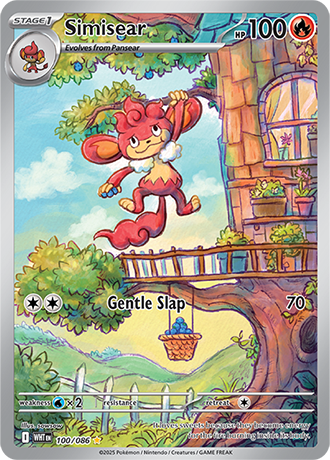 100/086 - Simisear (Illustration Rare)