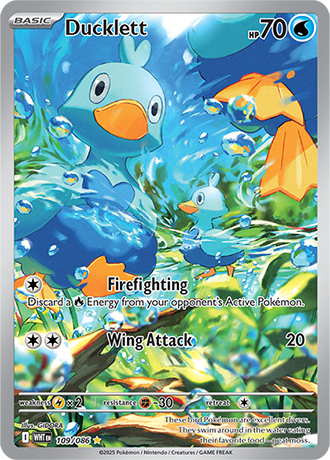 109/086 - Ducklett (Illustration Rare)