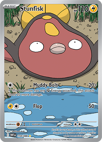 118/086 - Stunfisk (Illustration Rare)