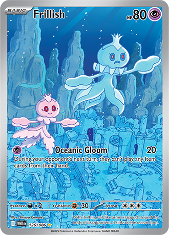 126/086 - Frillish (Illustration Rare)