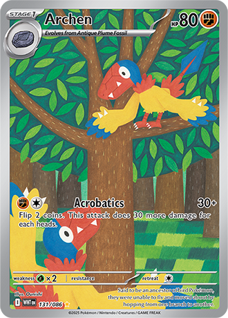 131/086 - Archen (Illustration Rare)