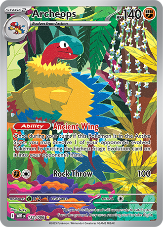 132/086 - Archeops (Illustration Rare)