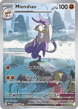 134/086 - Mienshao (Illustration Rare)