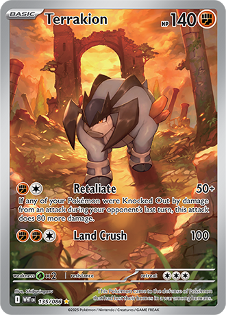 135/086 - Terrakion (Illustration Rare)