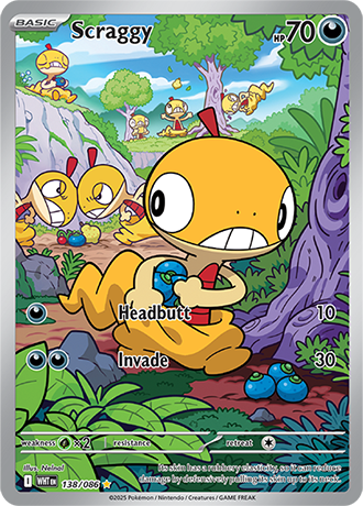 138/086 - Scraggy (Illustration Rare)