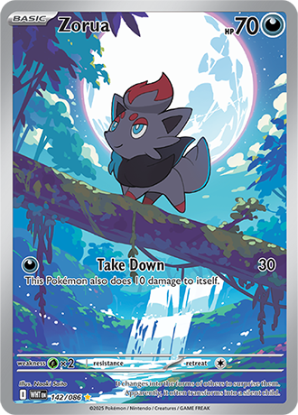 142/086 - Zorua (Illustration Rare)
