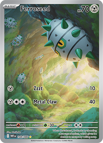 148/086 - Ferroseed (Illustration Rare)