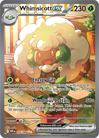 165/086 - Whimsicott Ex (Special Illustration Rare)