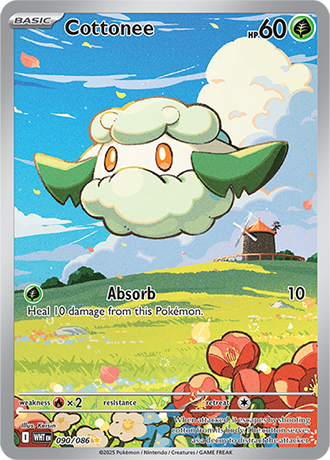 090/086 - Cottonee (Illustration Rare)