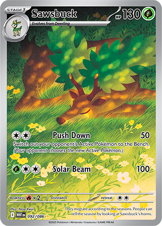 092/086 - Sawsbuck (Illustration Rare)