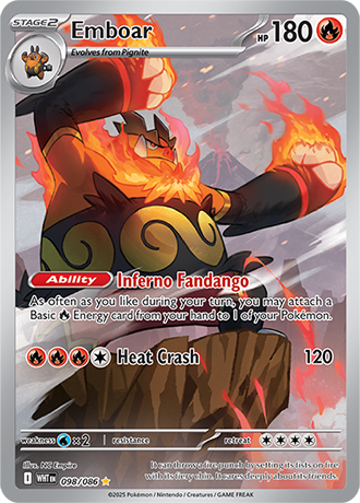 098/086 - Emboar (Illustration Rare)