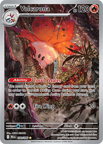 100/086 - Volcarona (Illustration Rare)