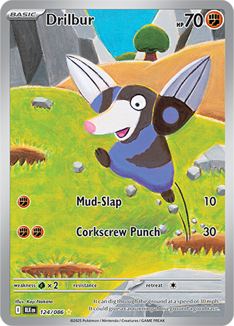 124/086 - Drilbur (Illustration Rare)