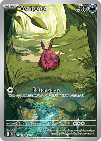 132/086 - Venipede (Illustration Rare)