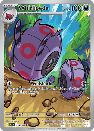 133/086 - Whirlipede (Illustration Rare)