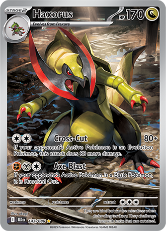 147/086 - Haxorus (Illustration Rare)