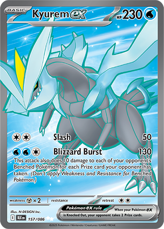 157/086 - Kyurem Ex (Ultra Rare)