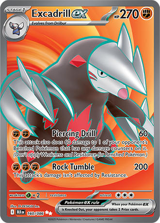 160/086 - Excadrill Ex (Ultra Rare)